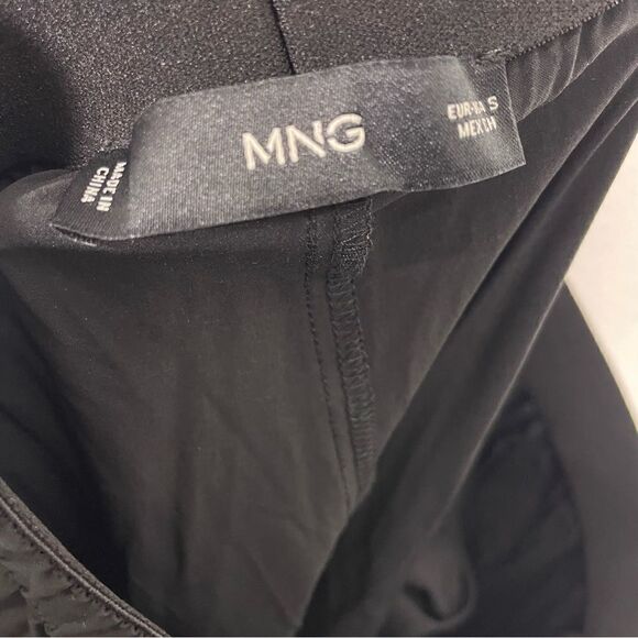MNG Mango Black Pull On Dress Pants - Picture 5 of 6